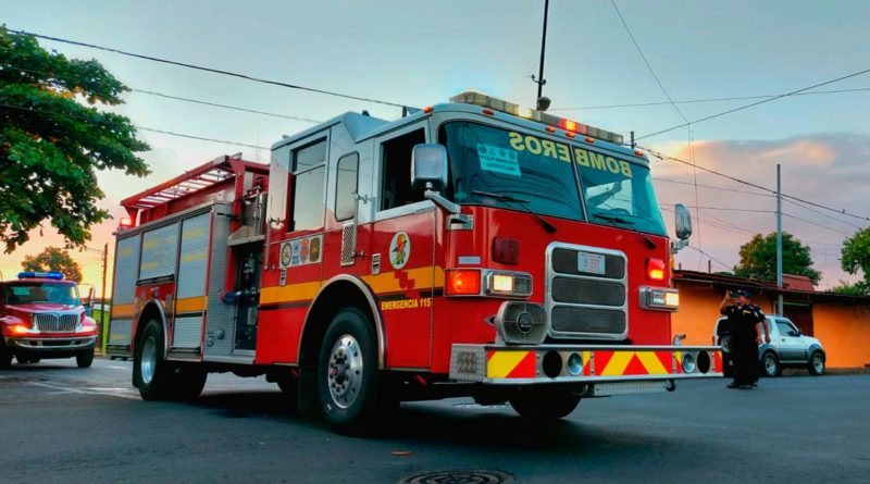 Camiones de bomberos enviados a nueva estación en Villa Sandino, Chontales