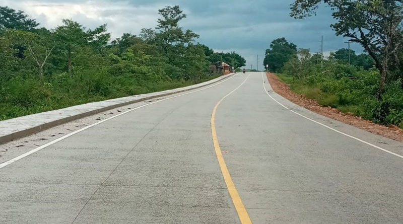 tramo de la Carretera Rosita-Sahsa