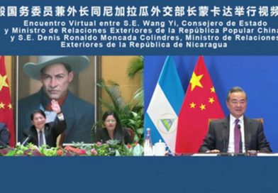 Encuentro virtual entre el señor Wang Yi y el Canciller Denis Moncada