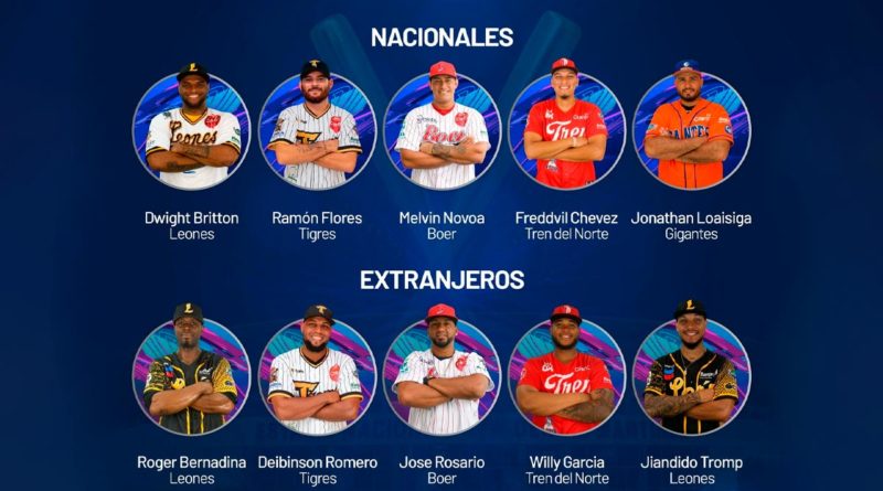 Jugadores de los Extranjeros y Nacionales que participarán en el Home Run Derby y Juego de Estrellas.