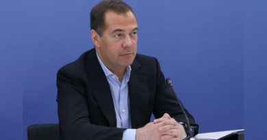 Presidente del partido Rusia Unida, Dmitry Medvedev