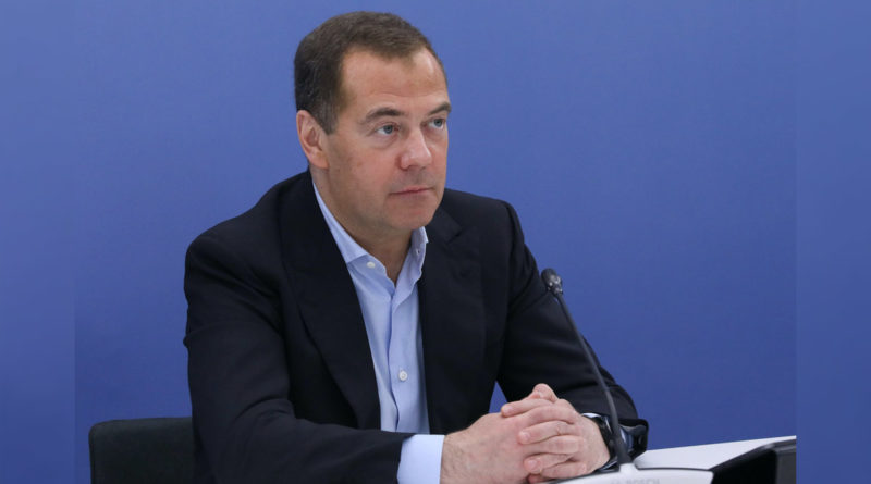 Presidente del partido Rusia Unida, Dmitry Medvedev