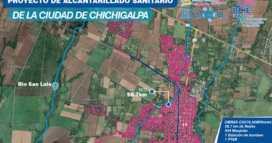 Esquema de alcance y área de incidencia del proyecto en Chichigalpa