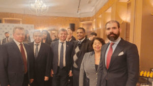 Delegación Nicaraguense en Rusia participando en el acto de inauguración de la Asociación para la Cooperación Comercial entre Rusia y Nicaragua