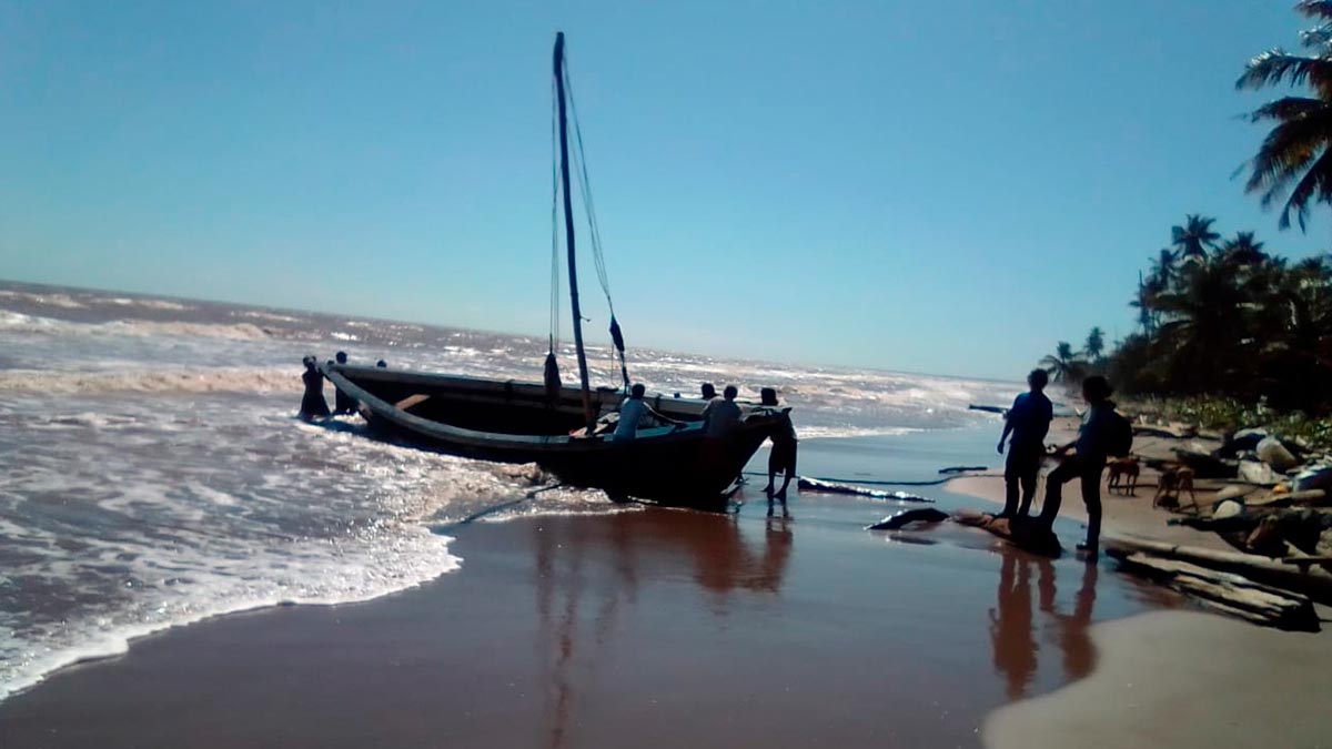 Fuerza Naval rescató embarcación tipo velero que quedó a la deriva en Tasbapauni, Laguna de Perlas