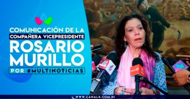Declaraciones de la Compañera Rosario Murillo en Multinoticias, Canal 4 (03 de enero de 2022)