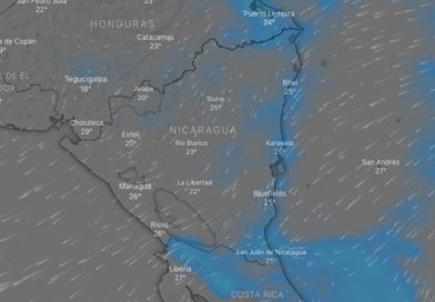 Vaguada generará lluvias en el Caribe nicaragüense