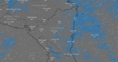 Región Norte y Central de Nicaragua contará con lluvias ligeras