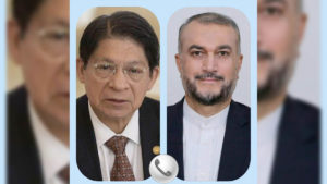 Canciller de Nicaragua Denis Moncada y Canciller de Irán, dr. Hossein Amir-Abdollahian.