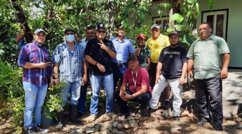 MARENA apoyando en el cuido la madre tierra en Cinco Pinos, Chinandega