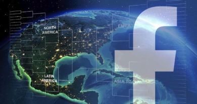 Representación gráfica ilustrativa del alcance de Facebook a nivel global