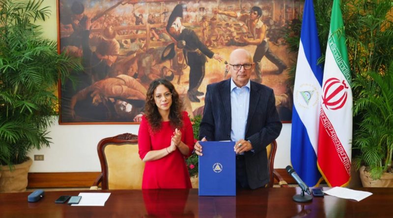 Nicaragua e Irán firman acuerdo cultural