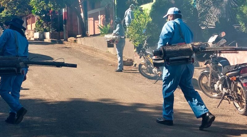 MINSA continúa lucha antiepidémica en barrios de Managua