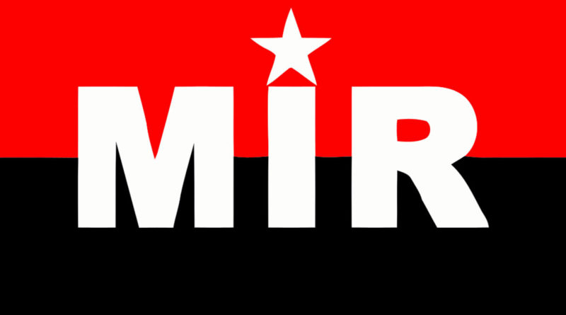 Bandera del MIR de Chile