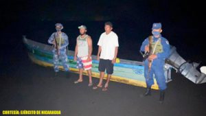Ejército de Nicaragua retiene embarcación que ingresó al país de manera ilegal