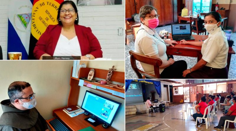 Profesora Lilliam Herrera, Ministra de Educación, en el I Encuentro Virtual de Directores y Subdirectores de Centros Educativos Privados y Subvencionados.