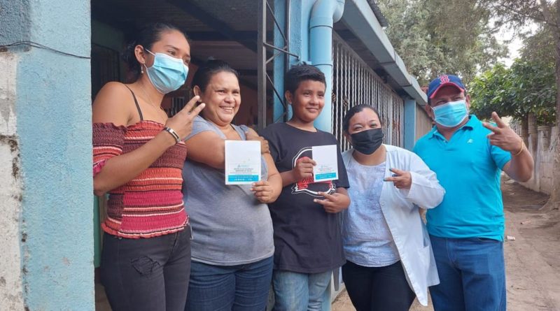 Jornada de Vacunación Voluntaria contra el Covid 19 es desarrollada en Ticuantepe