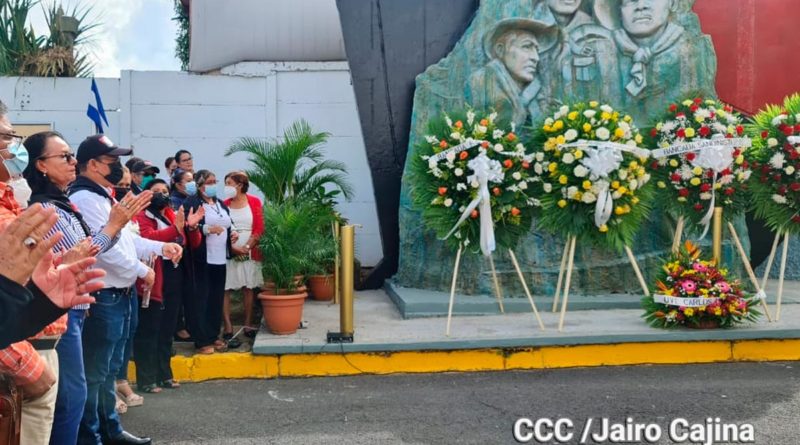 Monumento en honor al General Augusto C. Sandino en Managua