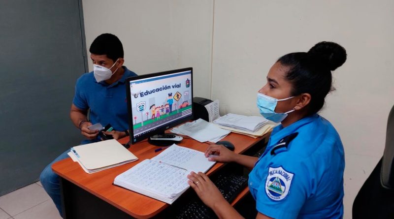 Nueva aula de educación vial en Chinandega