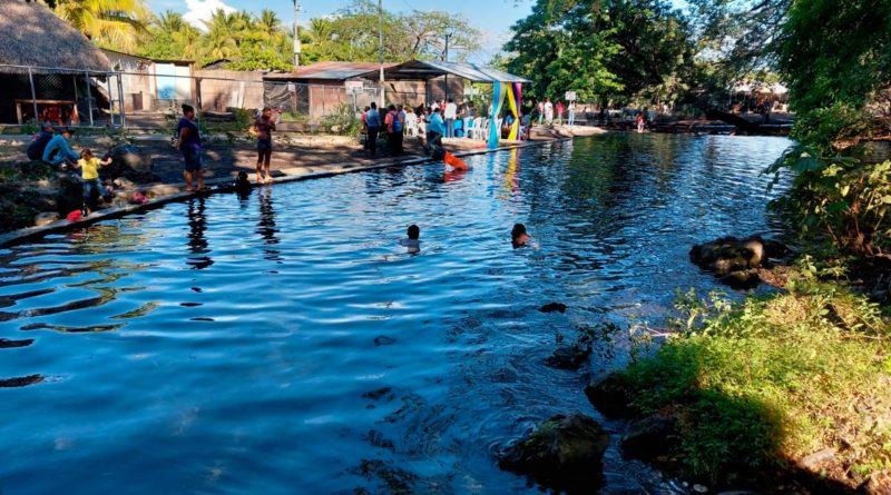 Balneario “Aguas Termales” de Potosí, en el municipio de El Viejo, en el departamento de Chinandega