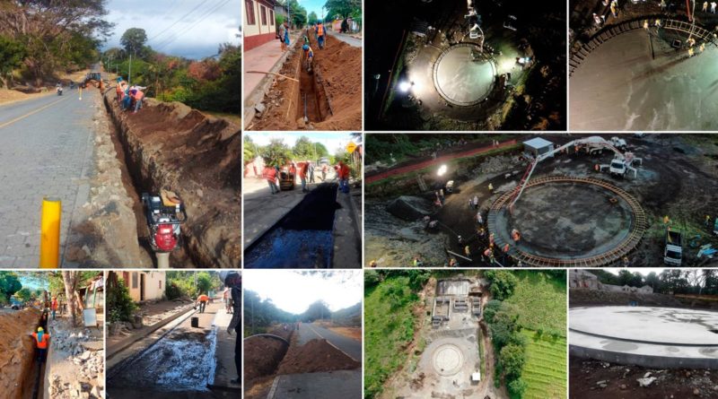 Obras de ejecución de la Ampliación y Mejoramiento del Sistema de Agua Potable en Moyogalpa, Isla de Ometepe.