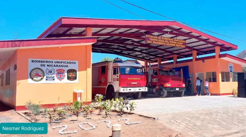 Estación de bomberos inaugura en Santa Rosa del Peñón en León