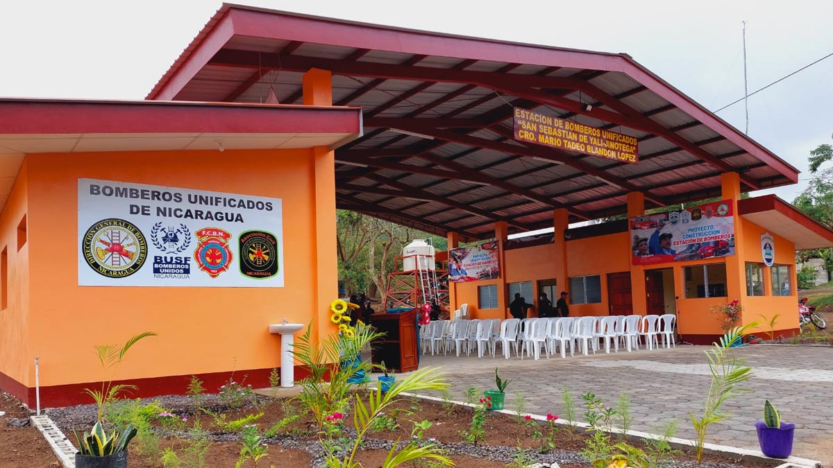 Gobierno Sandinista inaugura estación básica de Bomberos en San Sebastián de Yalí – Jinotega