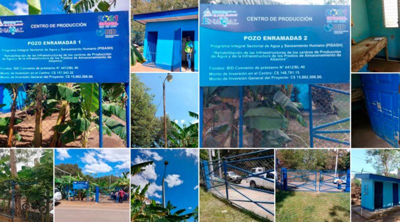 Instalaciones rehabilitadas de dos pozos en el sector de Las Enramadas de Managua