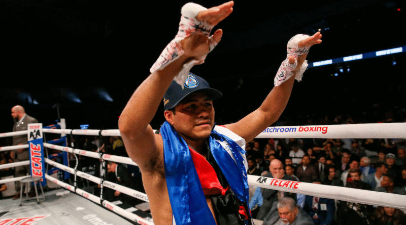 Boxeador nicaragüense Román "Chocolatito" González