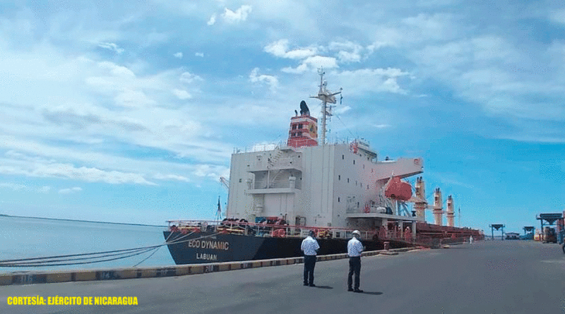 Embarcaciones ancladas en puertos de Nicaragua