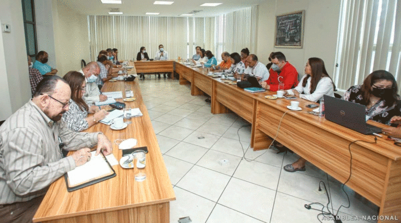 Comisiones parlamentarias de Nicaragua encargadas de analizar y revisar las últimas leyes aprobadas de carácter penal