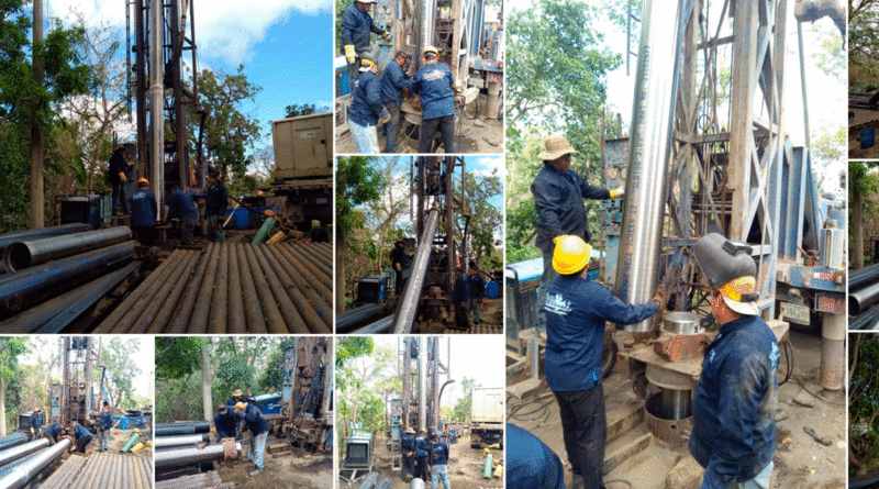 Perforación de nuevo pozo de agua potable en Comarca Las Viudas, Managua