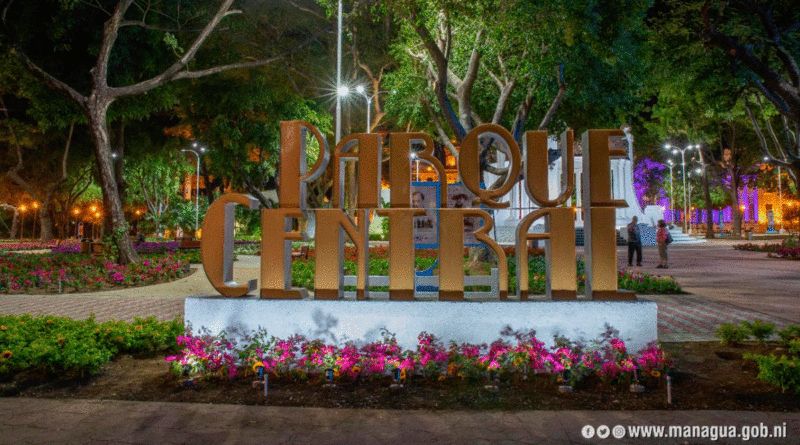 Parque Central de Managua, Nicaragua