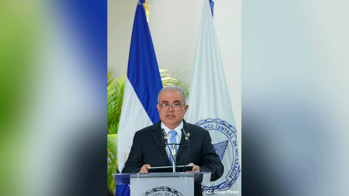 Presidente del Banco Central de Nicaragua presenta informe de inversión extranjera 2021