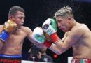 Román "Chocolatito" González conecta un golpe a "Rey" Martínez