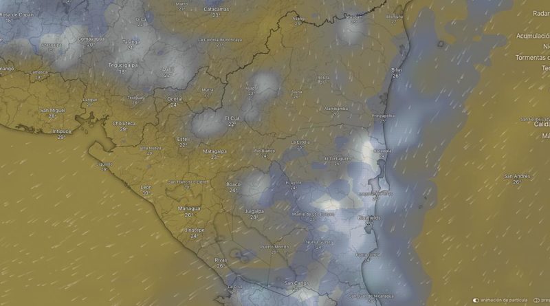 Clima en Nicaragua: Prevalecera un ambiente nublado en el país