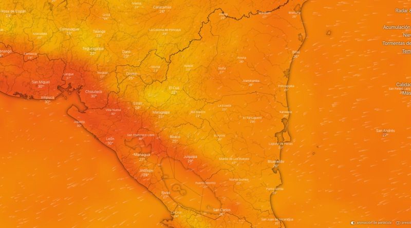 Un ambiente soleado prevalecerá en el pacífico de Nicaragua