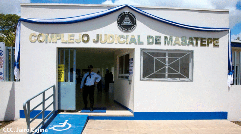Nuevo complejo judicial en Masatepe, Masaya
