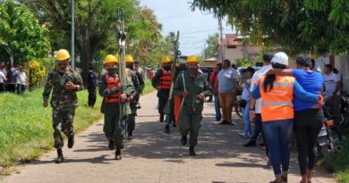 Desarrollo del Ejercicio de Protección de la Vida en el Caribe Nicaragüense