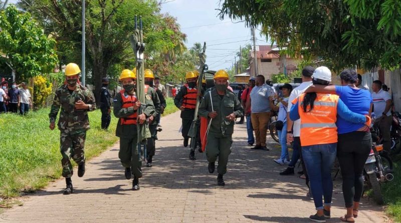 Desarrollo del Ejercicio de Protección de la Vida en el Caribe Nicaragüense