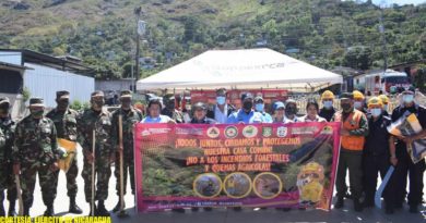 Lanzamiento del plan de prevención y control de incendios forestales y agropecuarios en Jinotega