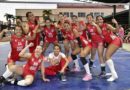 Uno de los equipos clasficiados a semifinales de la Liga de Voleibol Femenino