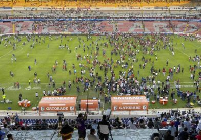Estadio donde se llevaba a cabo el partido Atlas vs. Queretaro