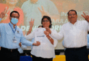 Máster Almarina Solís, candidata a rectora y el doctor Wilber Salazar, candidato a vicerrector General de la Universidad Autónoma de Nicaragua (UNAN-León)