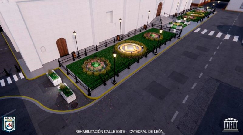 Plano Digital 3D del proyecto de restauración de la calle Este de la basílica catedral de León