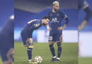 Neymar y Messi durante un partido del PSG