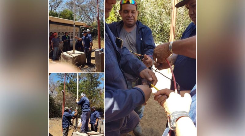 ENACAL rehabilita servicio de agua en comunidad de San Rafael del Sur