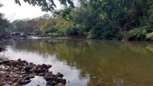 Refrescantes aguas del Río Paso Hondo en el municipio de Villa Sandino Chontales