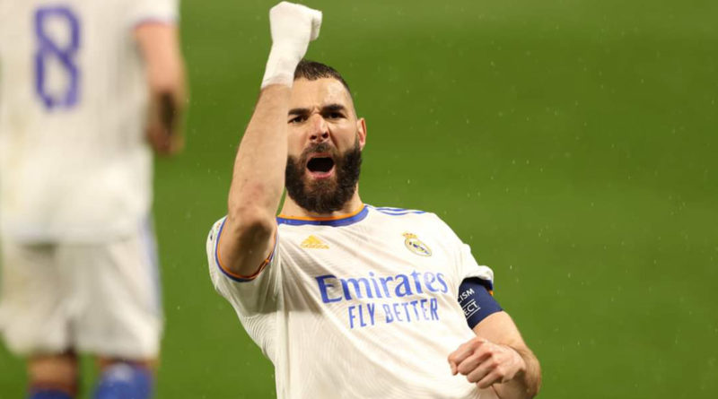 Benzema anotó los 3 goles que le dieron la victoria al Real Madrid