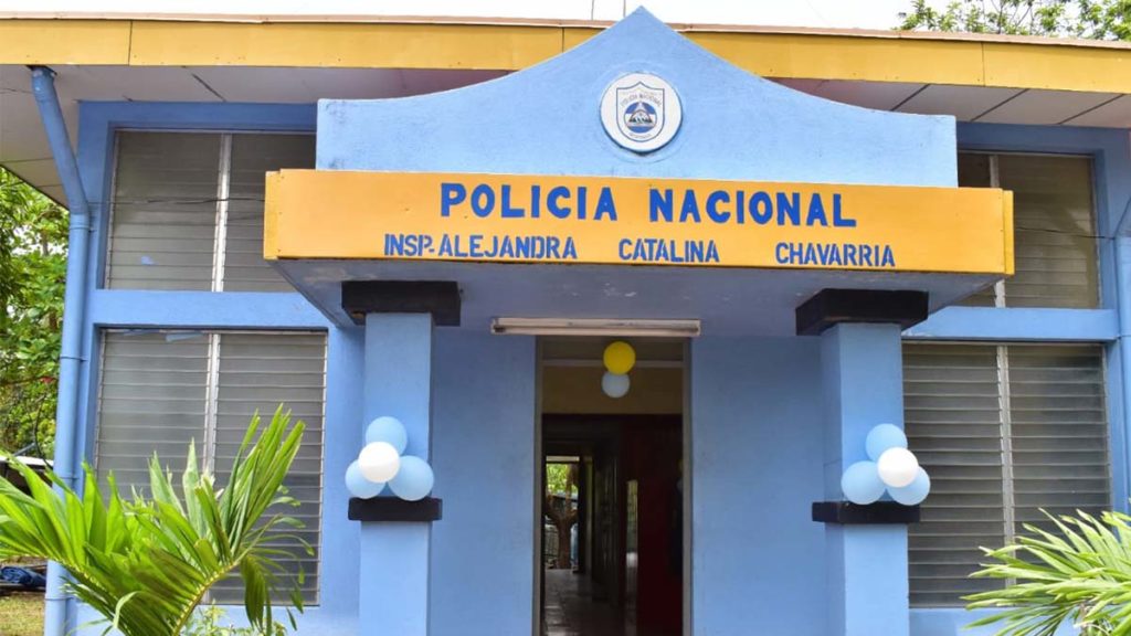 Estación policial donde fue inaugurada la Comisaría de la Mujer en Achuapa